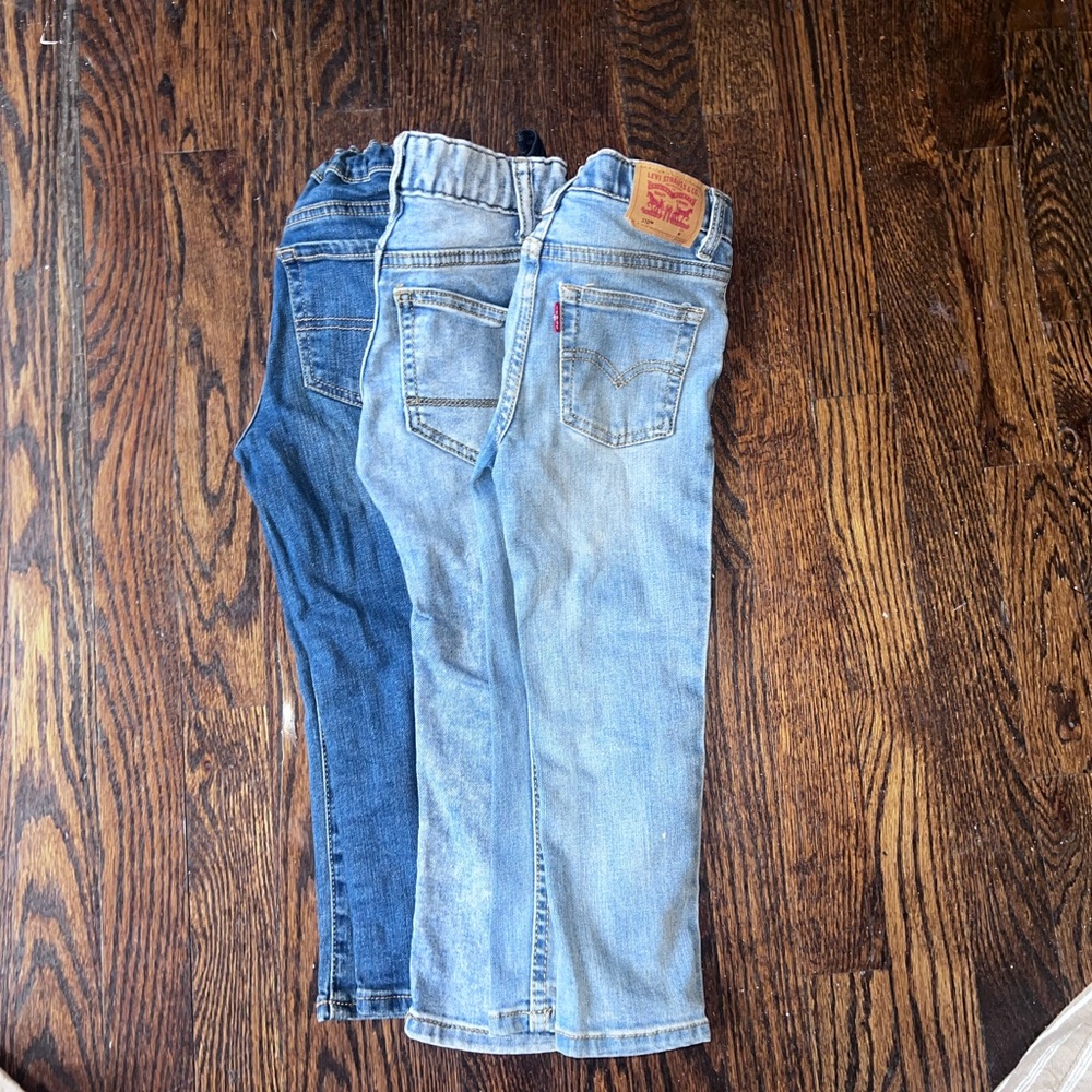 4T toddler jeans 3 pair